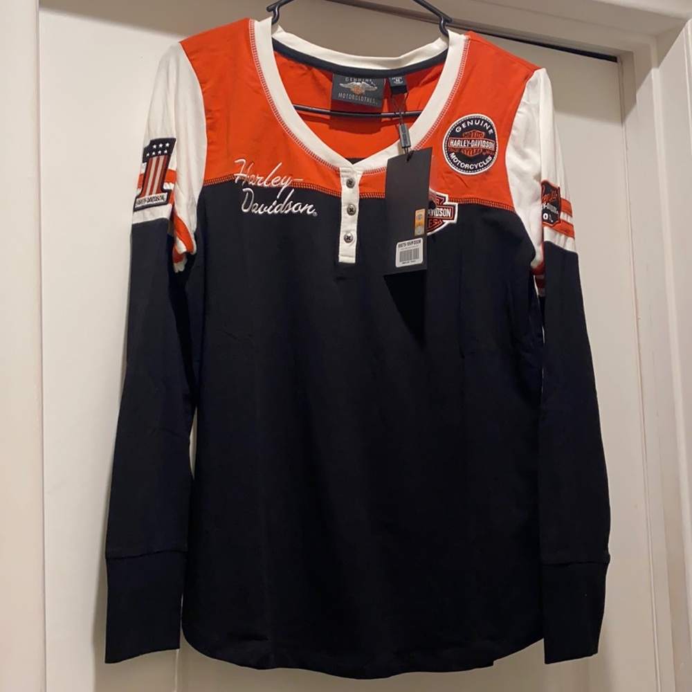 COPY - New Harley Davison Women long sleeve shirt